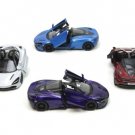 Diecast 4Pc Set 5" Mclaren 720S Car 1:36