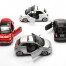 Diecast 4Pc Set 5" 2007 Fiat 500 Car 1:28