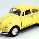 Diecast 5" 1967 Vw Volkswagen Beetle Car 1:32 Pastel Yellow