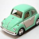 Diecast 4" 1967 Volkswagen Beetle Car Noscale Pastel 2T Green