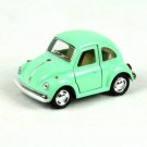 Diecast 4" 1967 Volkswagen Beetle Car No Scale Pastel Green