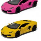 Diecast 2Pc Set 5" Matte Lamborghini Aventador Lp700 4 Car 1:38