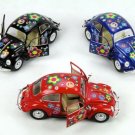 Diecast 3Pc Set 7" 1967 Vw Volkswagen Beetle Decal Car 1:24