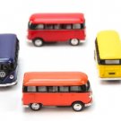 Diecast 4Pc Set 2.5" 1962 Vw Volkswagen Bus Car 1:64