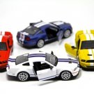 Diecast Set Of 4 5" 2007 Ford Shelby Gt500 Car 1:38