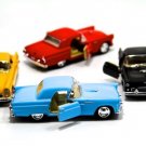 Diecast Set Of 4 5" 1955 Ford Thunderbird Car 1:36