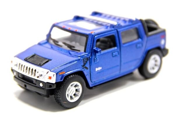Diecast 5" 2005 Hummer H2 Sut Suv Car 1:40 Blue