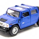 Diecast 5" 2005 Hummer H2 Sut Suv Car 1:40 Blue