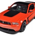 Diecast Ford Mustang Boss 302 Car Special Edition Orange 1:24
