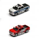 Diecast 2Pc Set 5" 2014 Chevrolet Silverado Police/Fire Truck 1:46