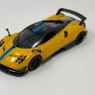 Diecast 5" Pagani Huayra Bc Livery Edition Car 1:38 Yellow