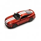Diecast 5" 2015 Ford Mustang Gt Stripe Car 1:38 Orange