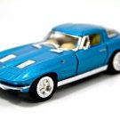 Diecast 5" 1963 Chevy Chevrolet Corvette Stingray 1:36 Blue