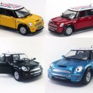 Diecast 4 Pc Set 5" Mini Cooper S British Flag 1:28