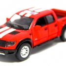 Diecast 5" 2013 Ford F 150 Svt Raptor Stripes 1:46 Truck Red