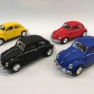 Diecast 4 Pc Set 5" 1967 Vw Volkswagen Beetle Matte 1:32