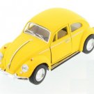 Diecast 5" 1967 Vw Volkswagen Beetle Matte 1:32 Yellow