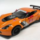 Diecast 5" Chevy Chevrolet Corvette C7 R Car 1:36 Orange