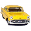 Diecast 5" 1957 Chevrolet Bel Air Car 1:40 Chevy Yellow