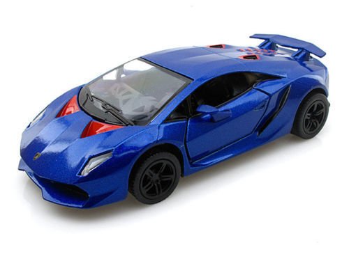 Diecast 5" Lamborghini Sesto Elemento 1:38 Blue