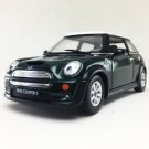 Diecast 5" Mini Cooper S Car 1:28 Green