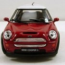Diecast 5" Mini Cooper S Car 1:28 Red