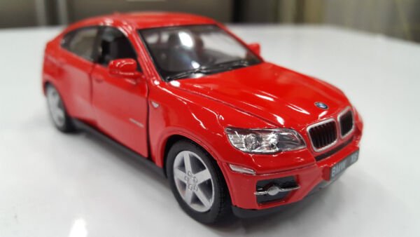 Diecast 5" Bmw X6 Suv Car 1:38 Red