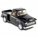 Diecast 1955 Chevy Stepside 3100 Pick Up Truck 1:32 Car Black