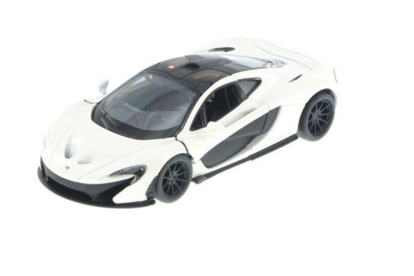 Diecast 5" Mclaren P1 Car Pull Action 1:36 White