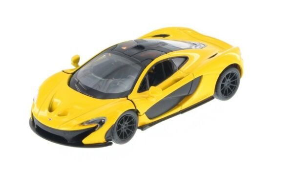 Diecast 5" Mclaren P1 Car Pull Action 1:36 Yellow