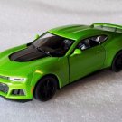 Diecast 5" 2017 Chevrolet Camaro Zl1 Car 1:38 Chevy Green