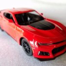 Diecast 5" 2017 Chevrolet Camaro Zl1 Car 1:38 Chevy Red