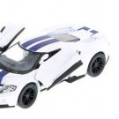 Diecast 5" 2017 Ford Gt W Stripes 1:38 Scale Car White