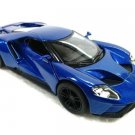 Diecast 5" 2017 Ford Gt 1:38 Scale Car Blue