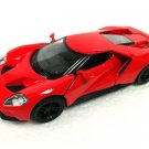 Diecast 5" 2017 Ford Gt 1:38 Scale Car Red