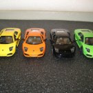 Diecast Set Of 4 5" Lamborghini Murcielago Lp640 Car 1:36