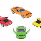 Diecast 4 Pc Set 1971 Lamborghini Miura P400 Sv Car 1:34
