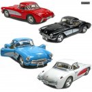 Diecast 4 Pc Set 1957 Chevrolet Corvette Chevy Car 1:34