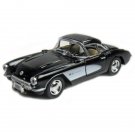 Diecast 1957 Chevrolet Corvette Chevy Car 1:34 Black
