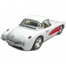 Diecast 1957 Chevrolet Corvette Chevy Car 1:34 White