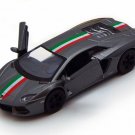 Diecast 5" Lamborghini Aventador Lp700 4 Stripes Car 1:38 Grey