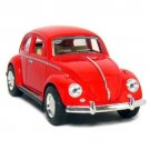 Diecast 5" 1967 Volkswagen Classical Beetle Car 1:32 Red