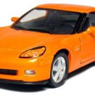 Diecast 5" 2007 Chevrolet Corvette Z06 Car 1:36 Chevy Orange