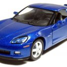 Diecast 5" 2007 Chevrolet Corvette Z06 Car 1:36 Chevy Blue