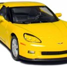 Diecast 5" 2007 Chevrolet Corvette Z06 Car 1:36 Chevy Yellow