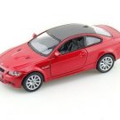 Diecast Brand 5" Bmw M3 Coupe E92 Car 2 Door 1:36 Red