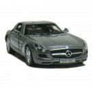 Diecast Brand 5" Mercedes Benz Sls Amg Car 1:36 Grey