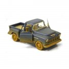 Diecast 5" 1955 Chevy Stepside Pickup Truck Muddy 1:32 Blue
