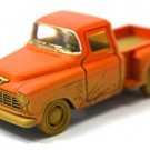 Diecast 5" 1955 Chevy Stepside Pickup Truck Muddy 1:32 Orange