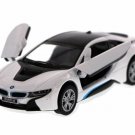 Diecast Bmw I8 2 Door Coupe 1:36 Car Pull Action White